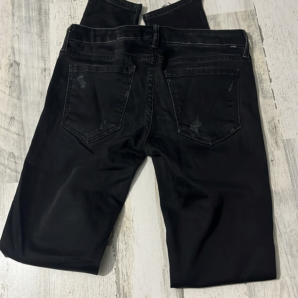 Mother The Looker Destroyed Ride Jeans Size 28 - Picture 7 of 14